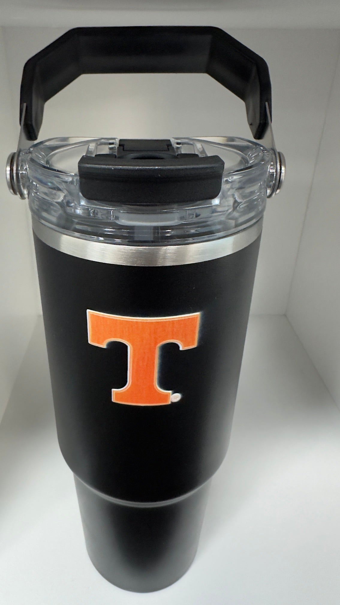 Officially Licensed Textured Power T with Handle 30 oz Tumbler