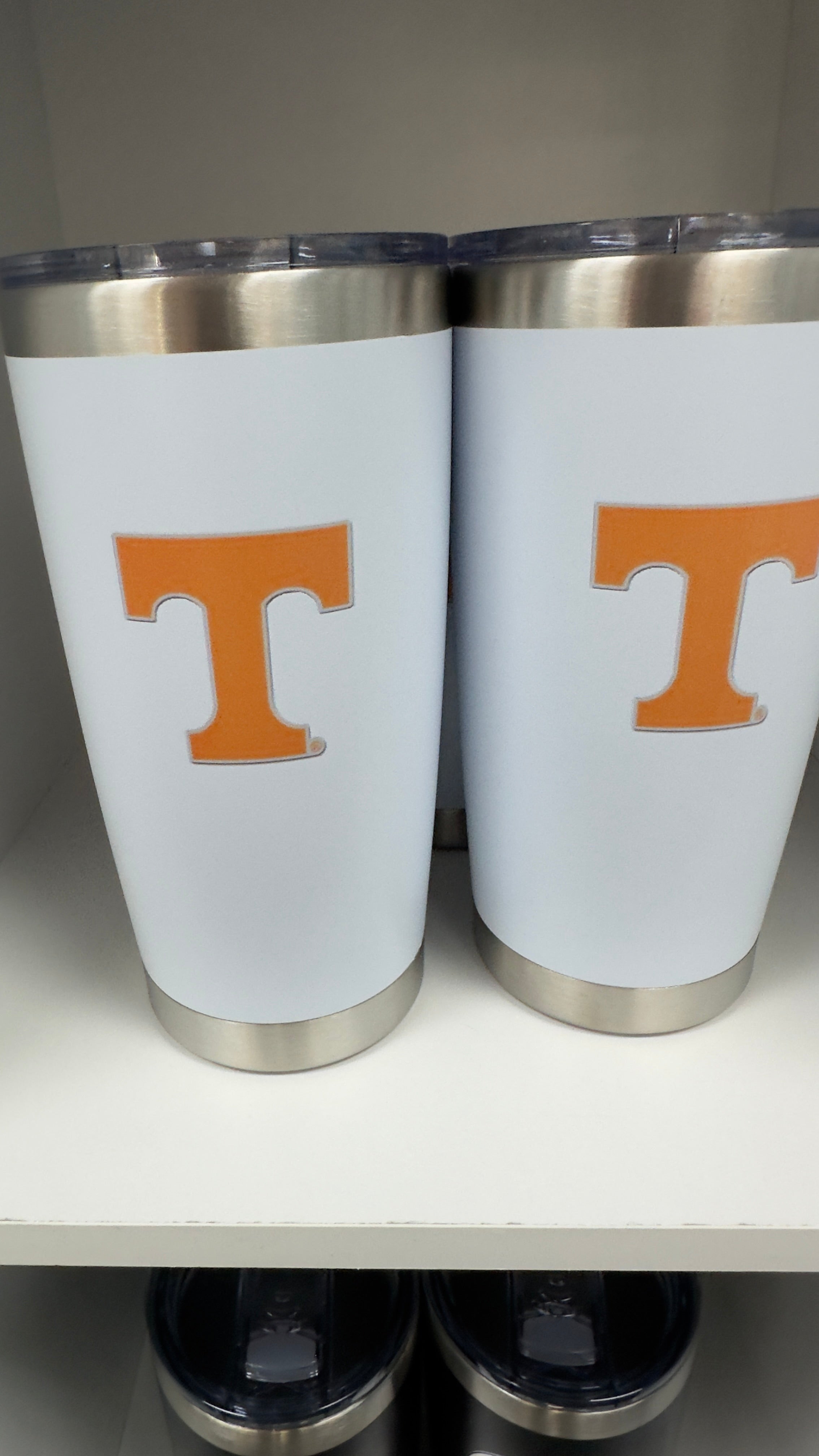 Officially Licensed 20-ounce UT Vols Power T tumbler.