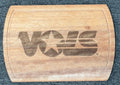 8"x12" Officially Licensed Retro Vols Wood Cutting Board.