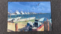 Boats in Paradise 12x18 Metal Picture