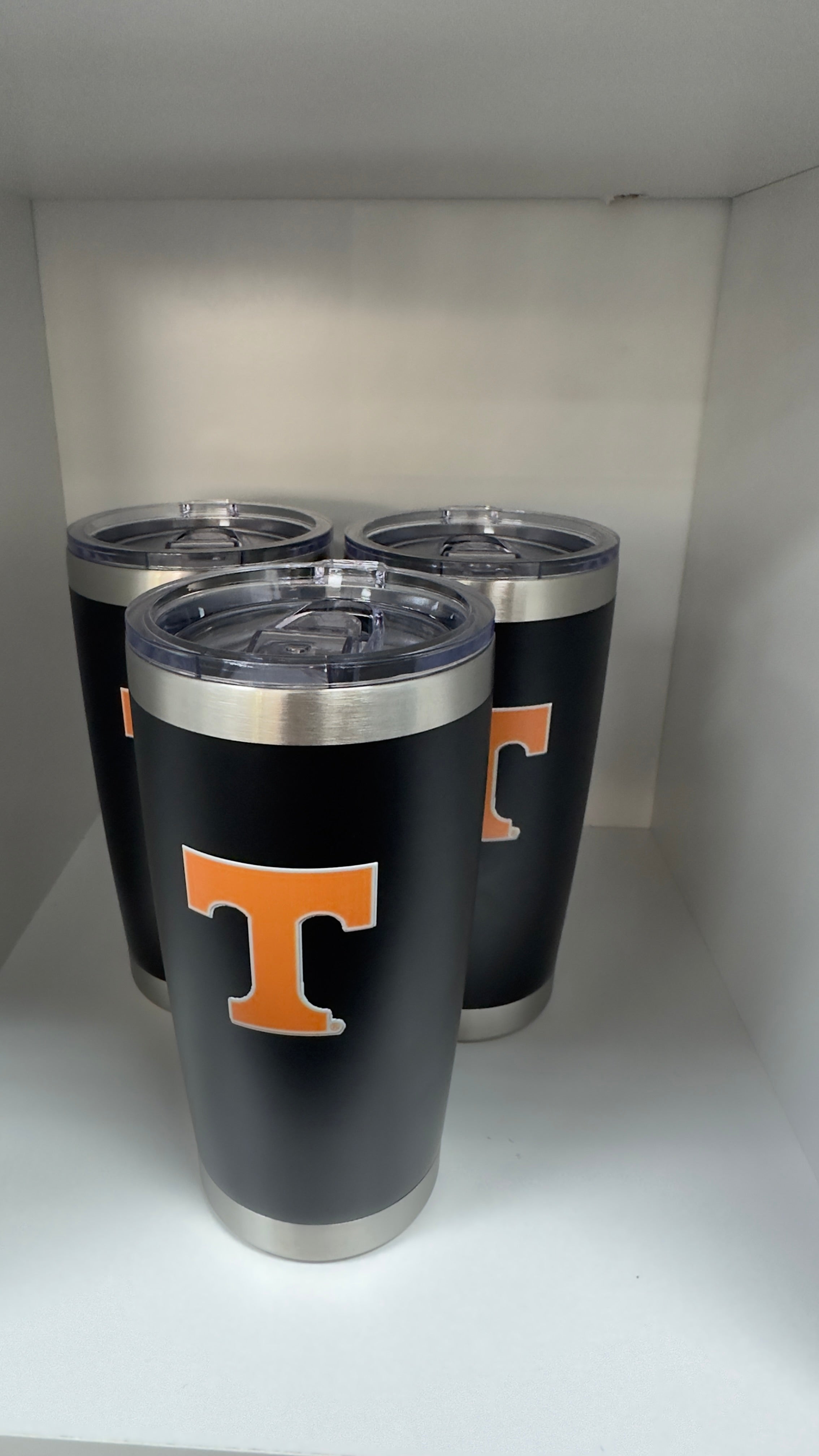 Officially Licensed 20-ounce UT Vols Power T tumbler.