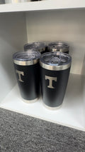 Officially Licensed Engraved 20-ounce UT Vols Power T tumbler.