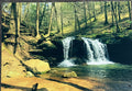 Waterfall at Frozen Head State Park 12x18 Metal Picture