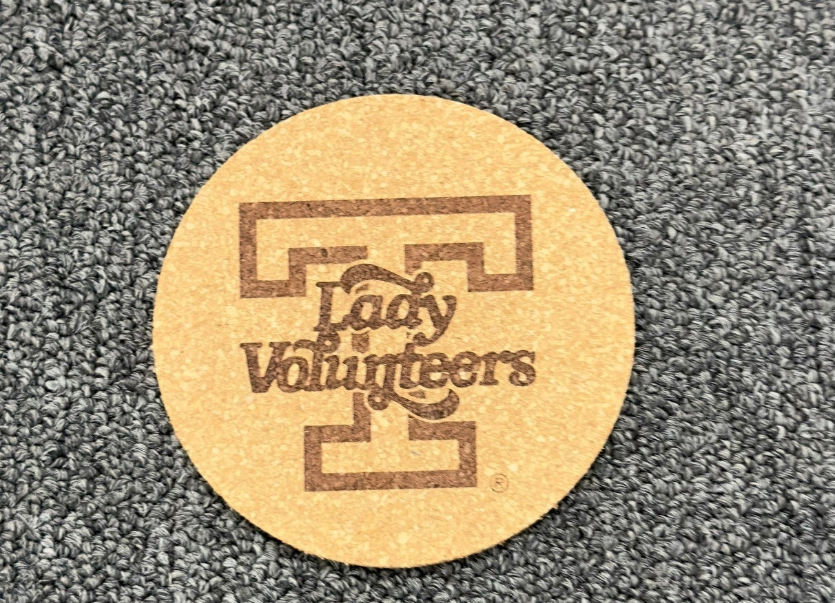 Officially Licensed Tennessee Vols Cork Coasters