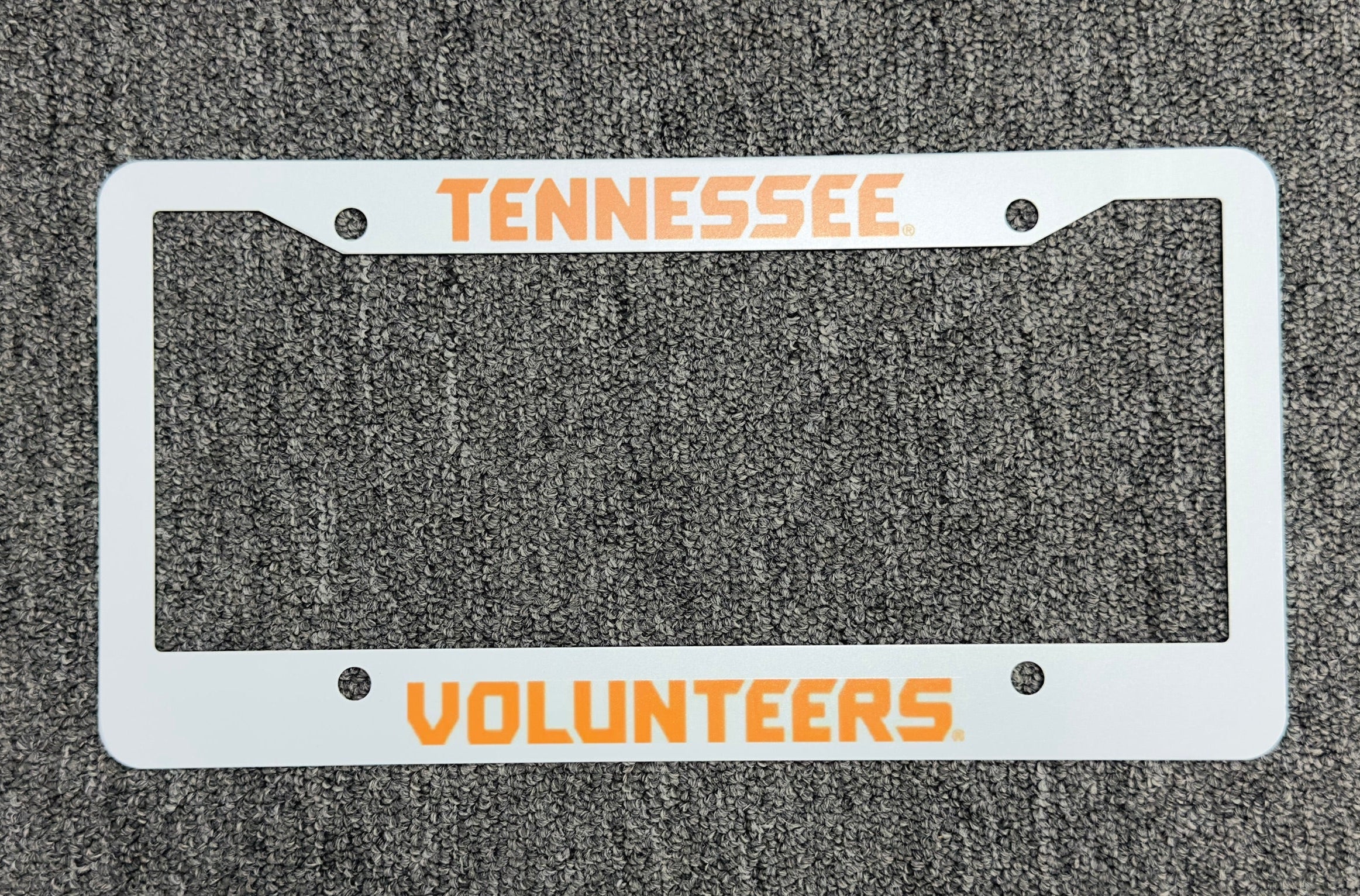 Officially Licensed Tennessee Vols License Plate Trim