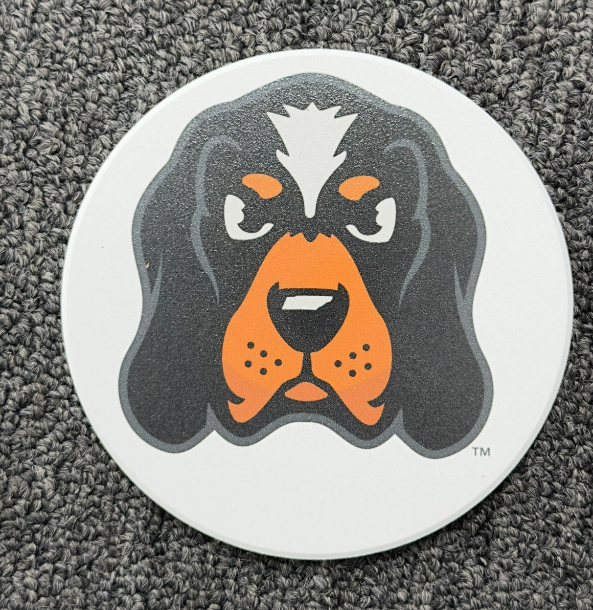 Officially Licensed Tennessee Vols Smokey Ceramic Coasters.